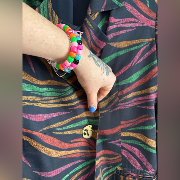 Farm Rio patterned suit womens size L - Picture 8 of 12